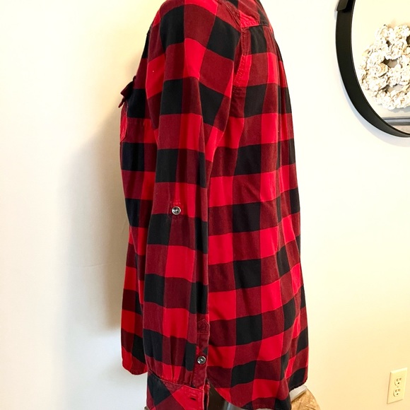 True Religion Lumberjack Plaid Fleece Shirt - Picture 5 of 9
